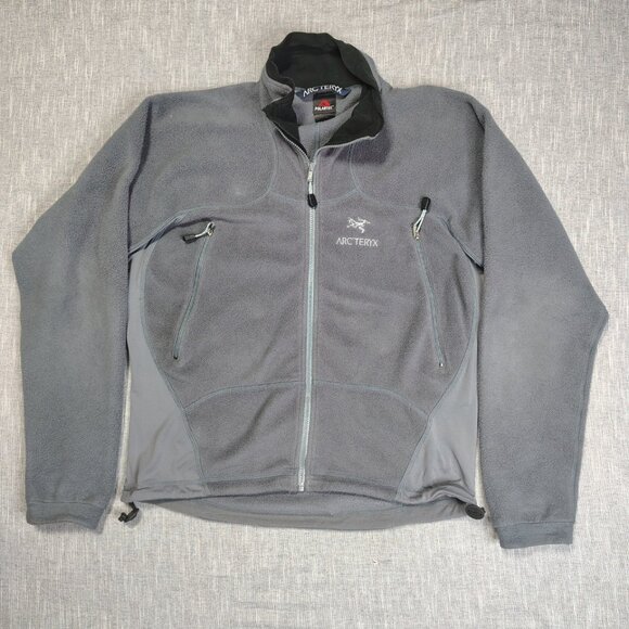 Arcteryx Delta Fleece Jacket Vintage 90s Seafoam Blue Green Polartec Full Zip - Picture 1 of 13